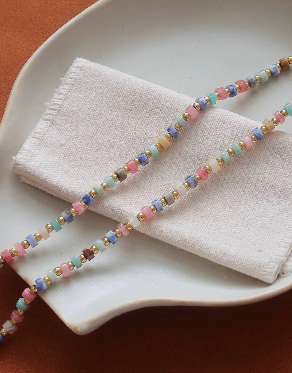 Lyric Bead Boho Necklace