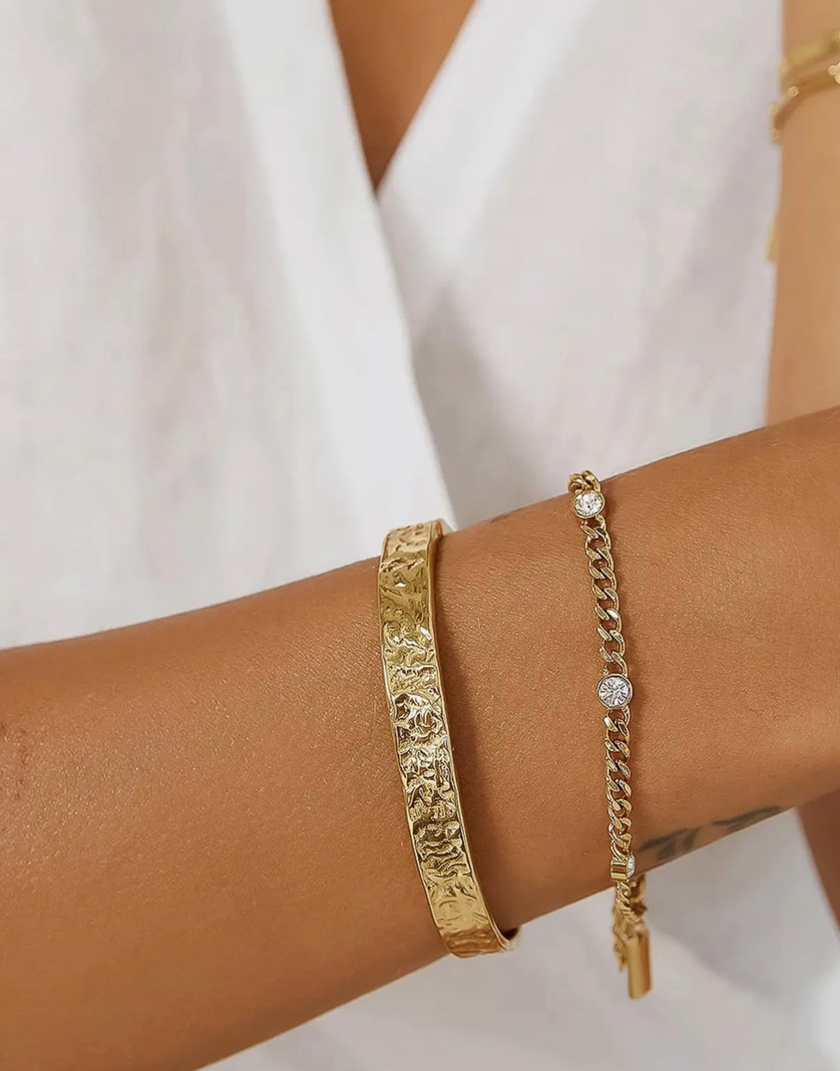 Cyrus CZ Chain Bracelet
