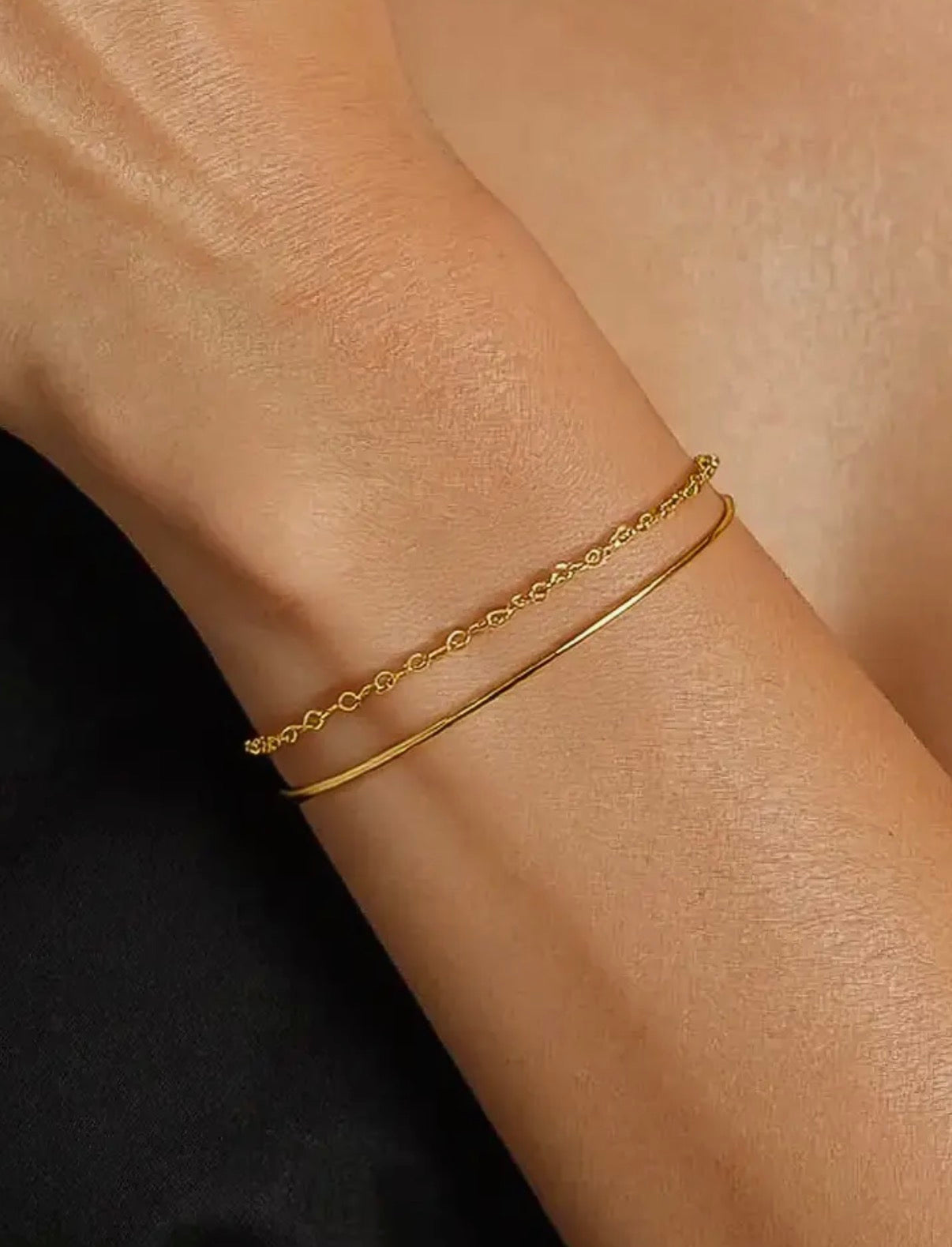 Alma Double Chain Bracelet