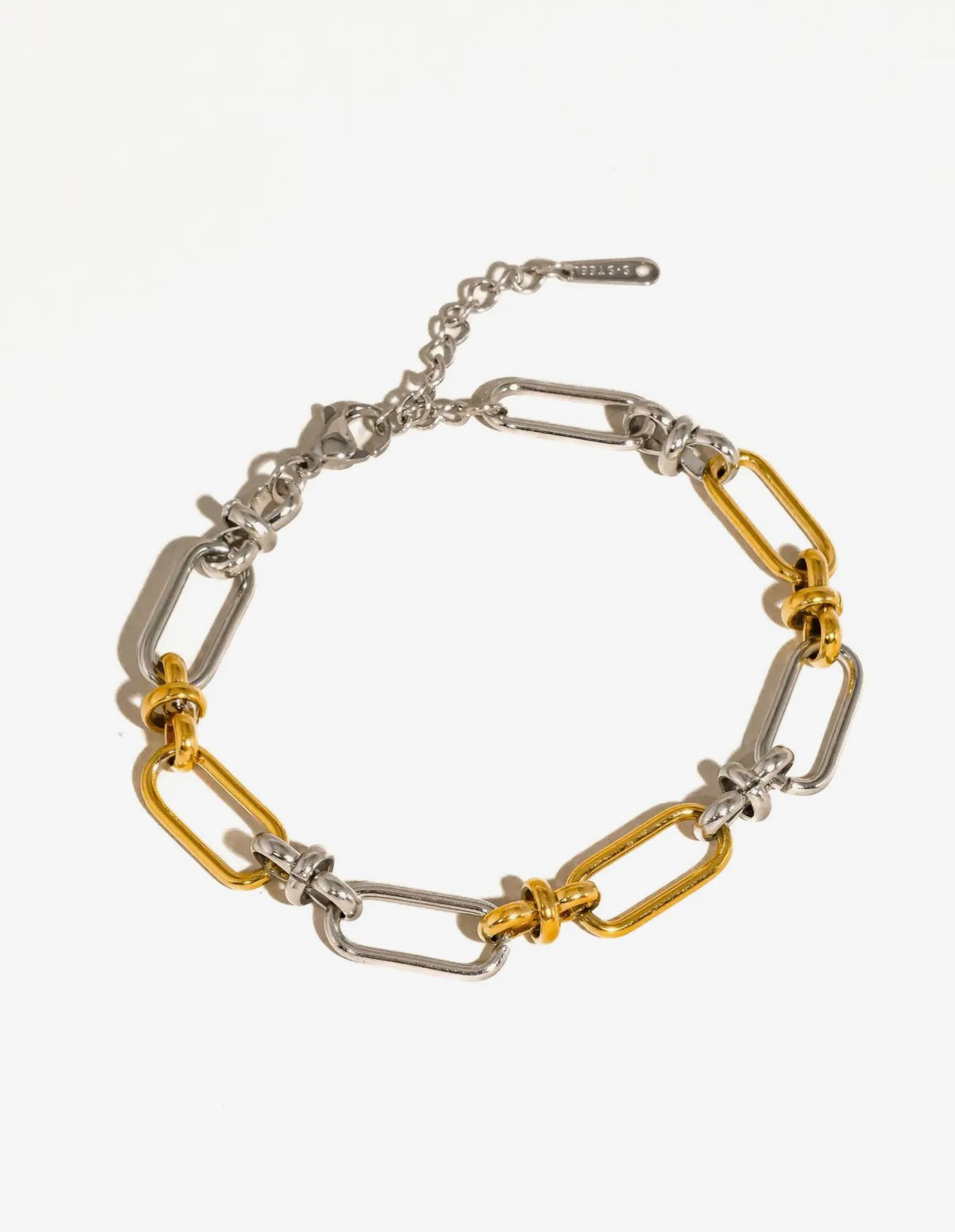 Matin Two-Tone Chain Bracelet