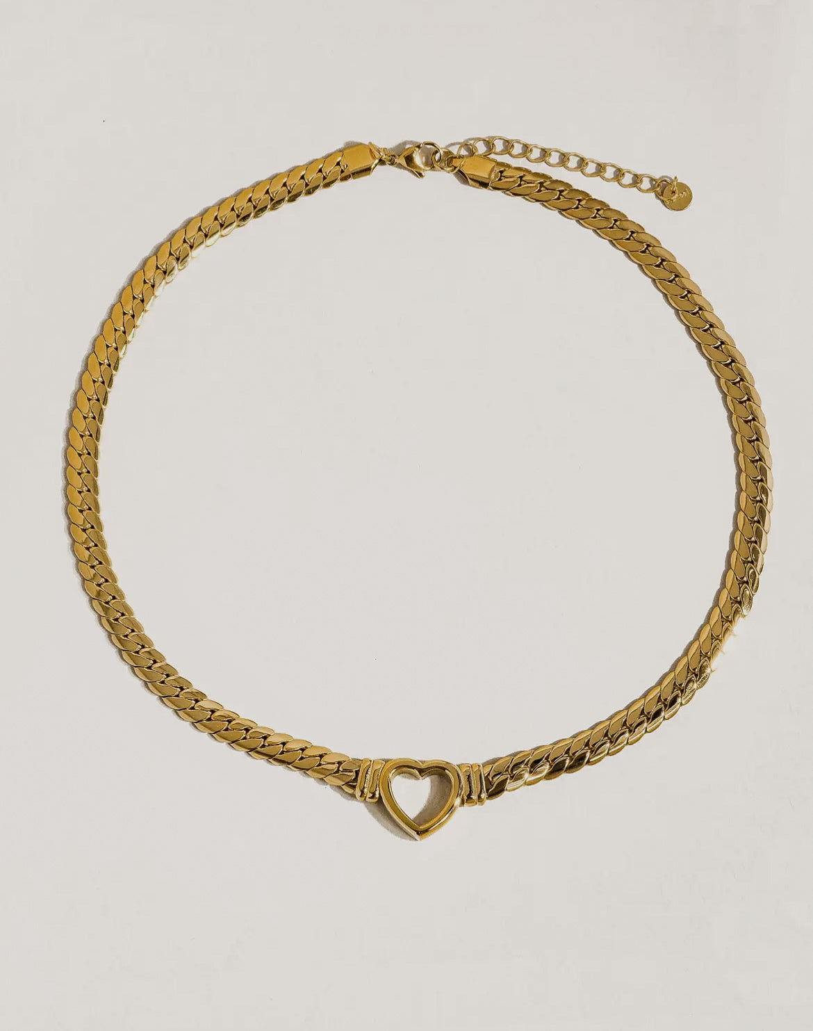 Heart Snake Chain Necklace