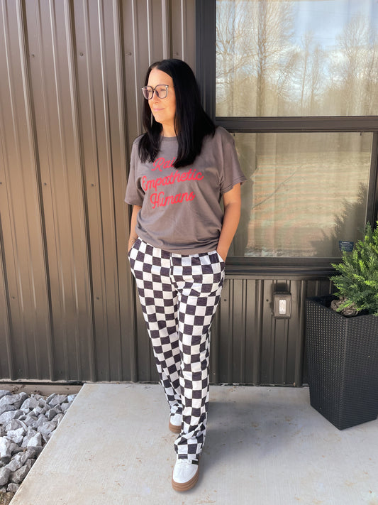 "Raise Empathetic Humans" Tee - Charcoal