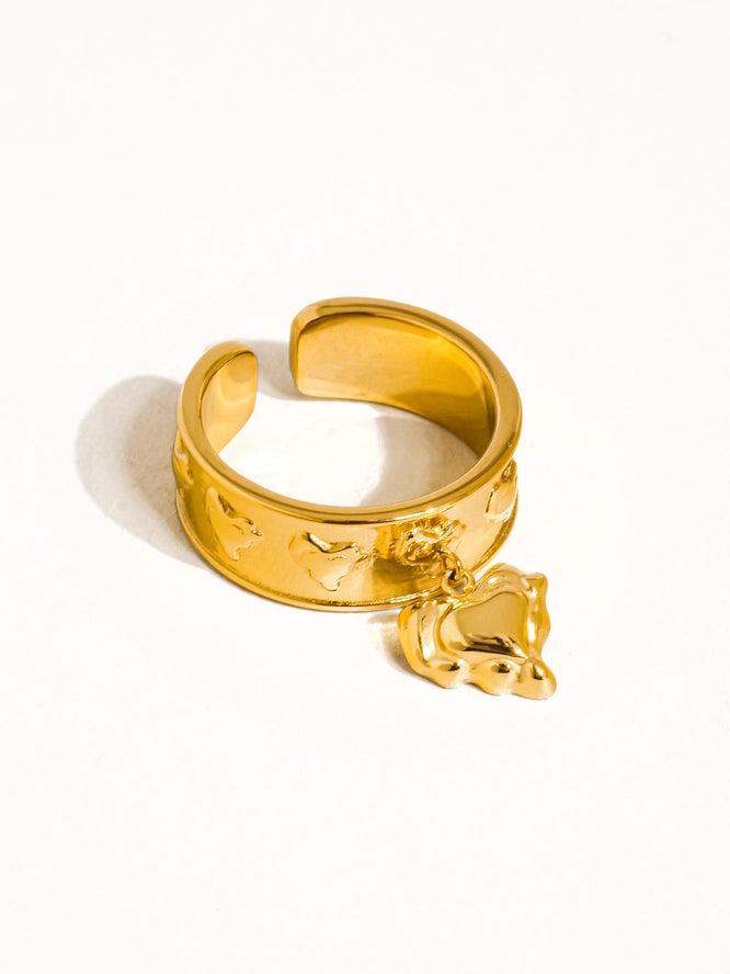 Alexia Heart Charm Ring