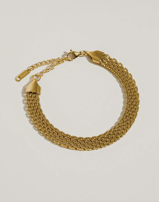 18k Gold Bold Chain Bracelet