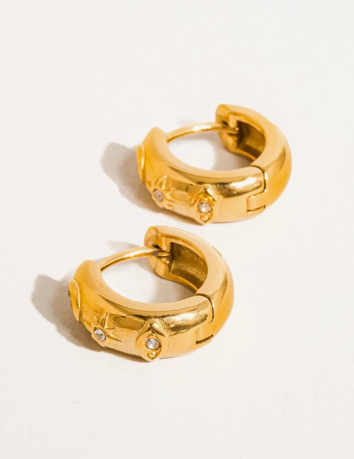 Orazio Star Hoop Earrings