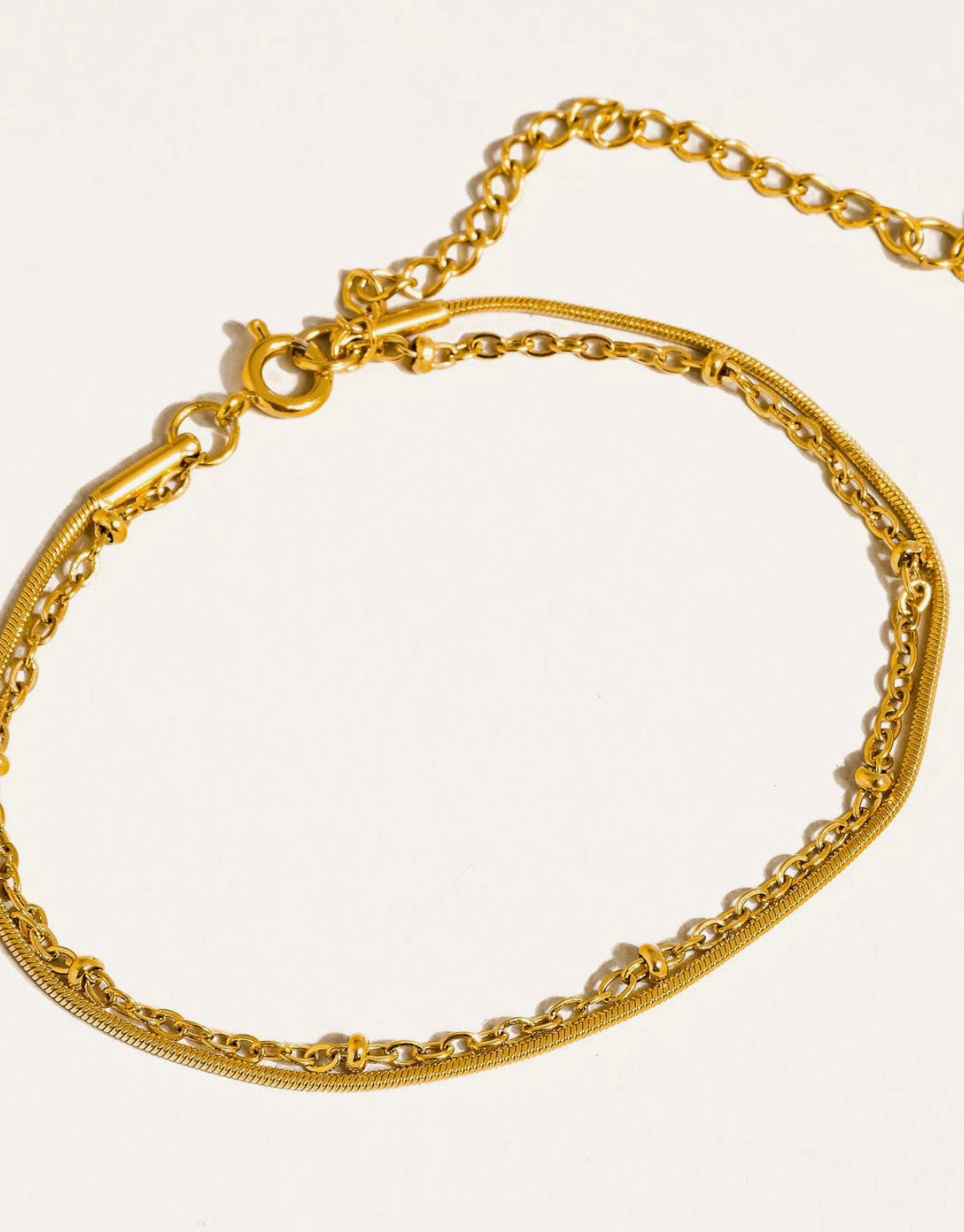 Alma Double Chain Bracelet