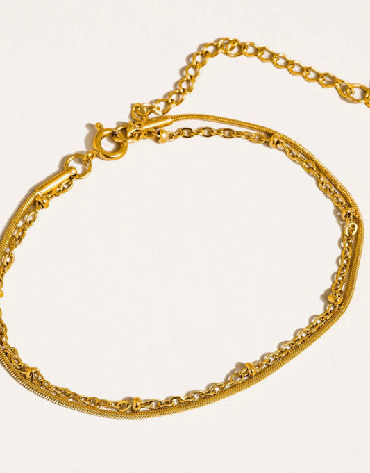 Alma Double Chain Bracelet