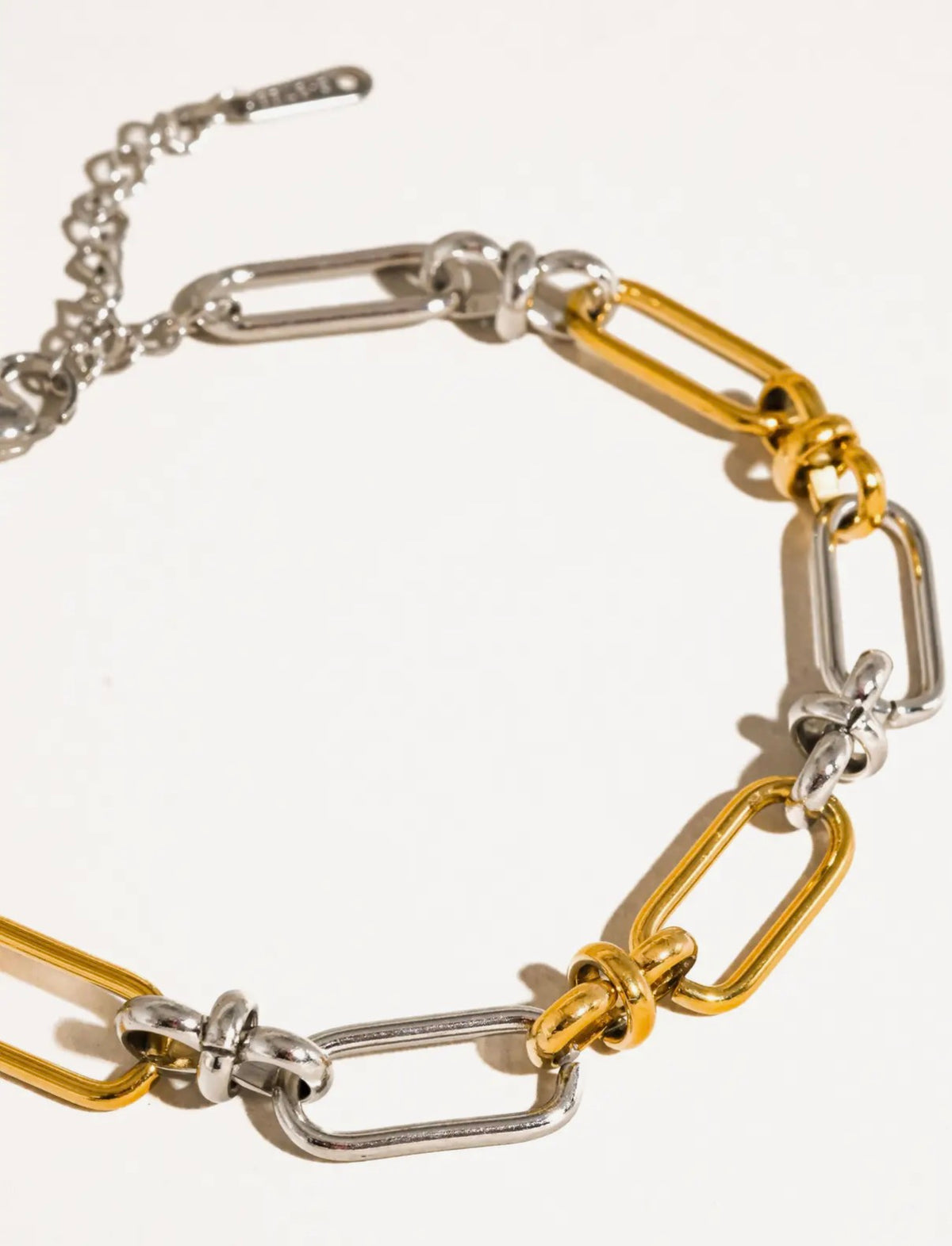 Matin Two-Tone Chain Bracelet