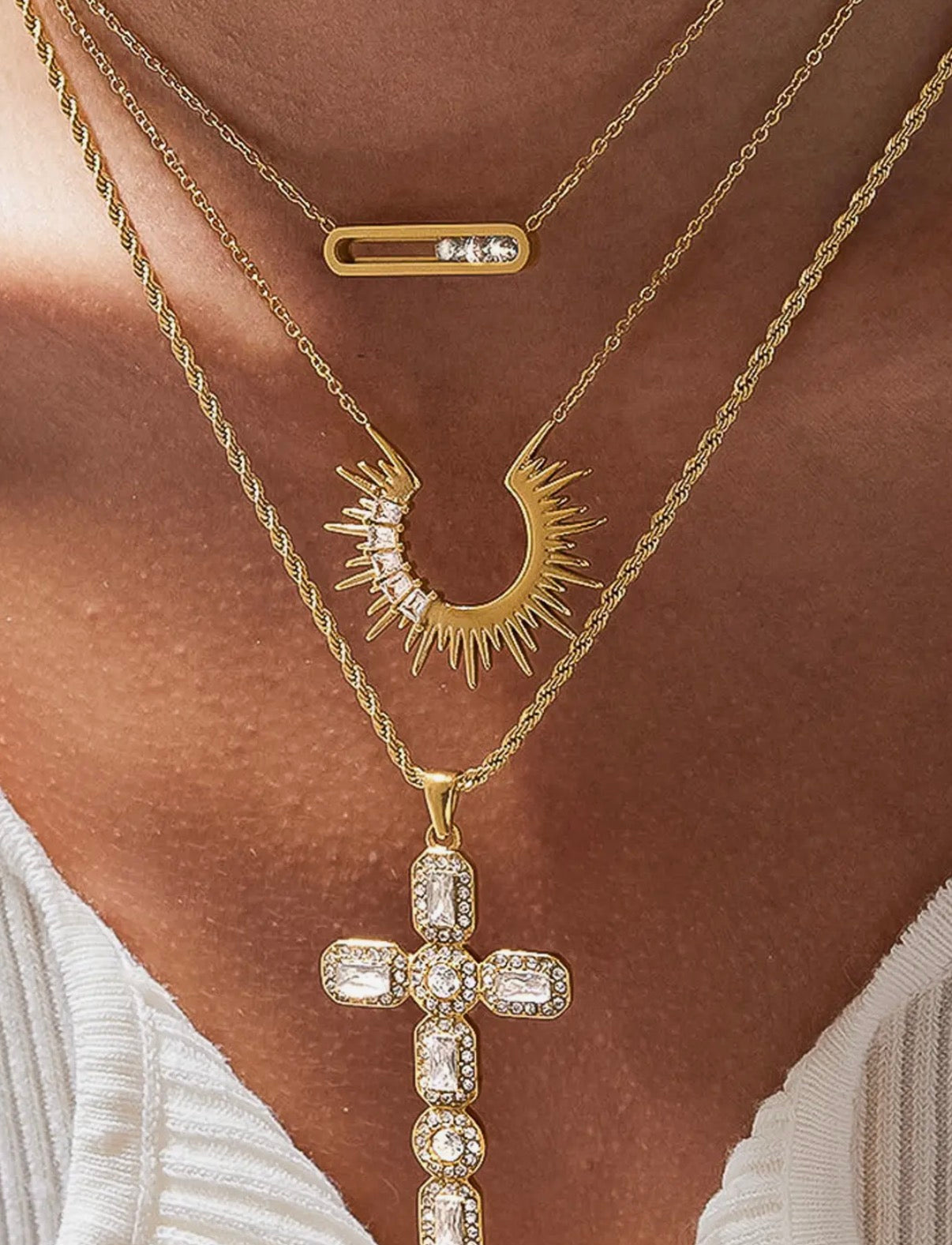 Belrose Cross Necklace
