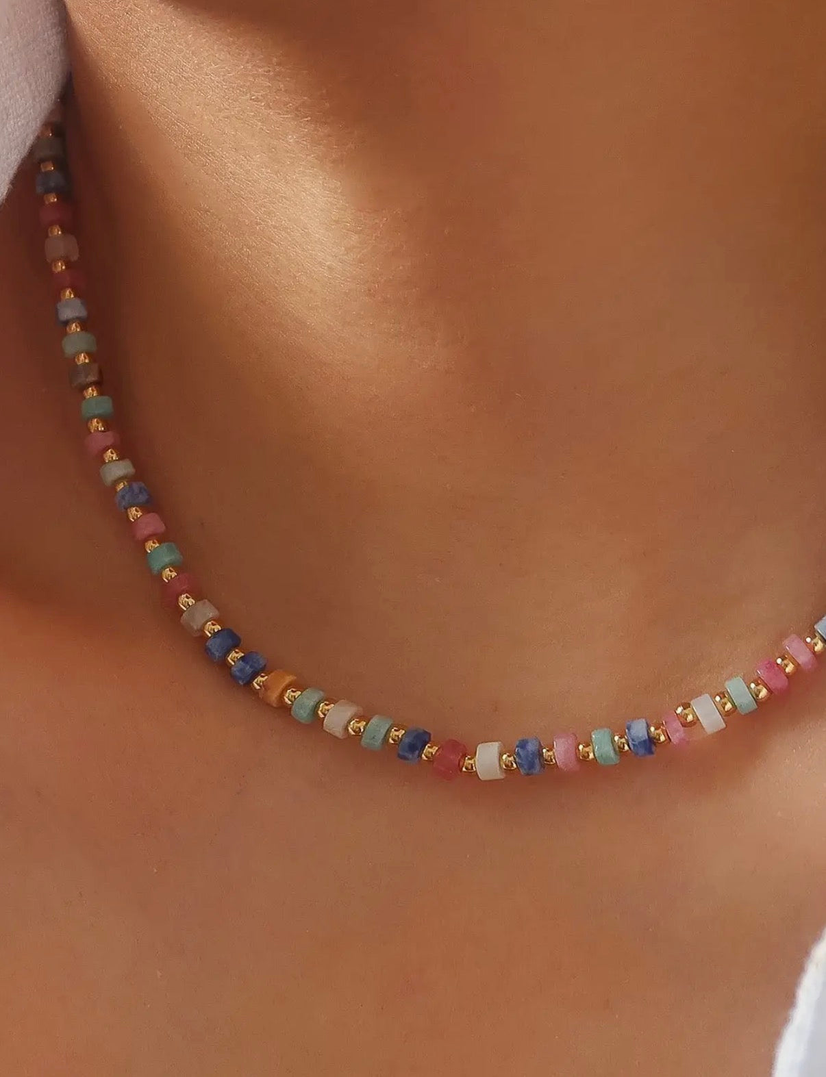 Lyric Bead Boho Necklace