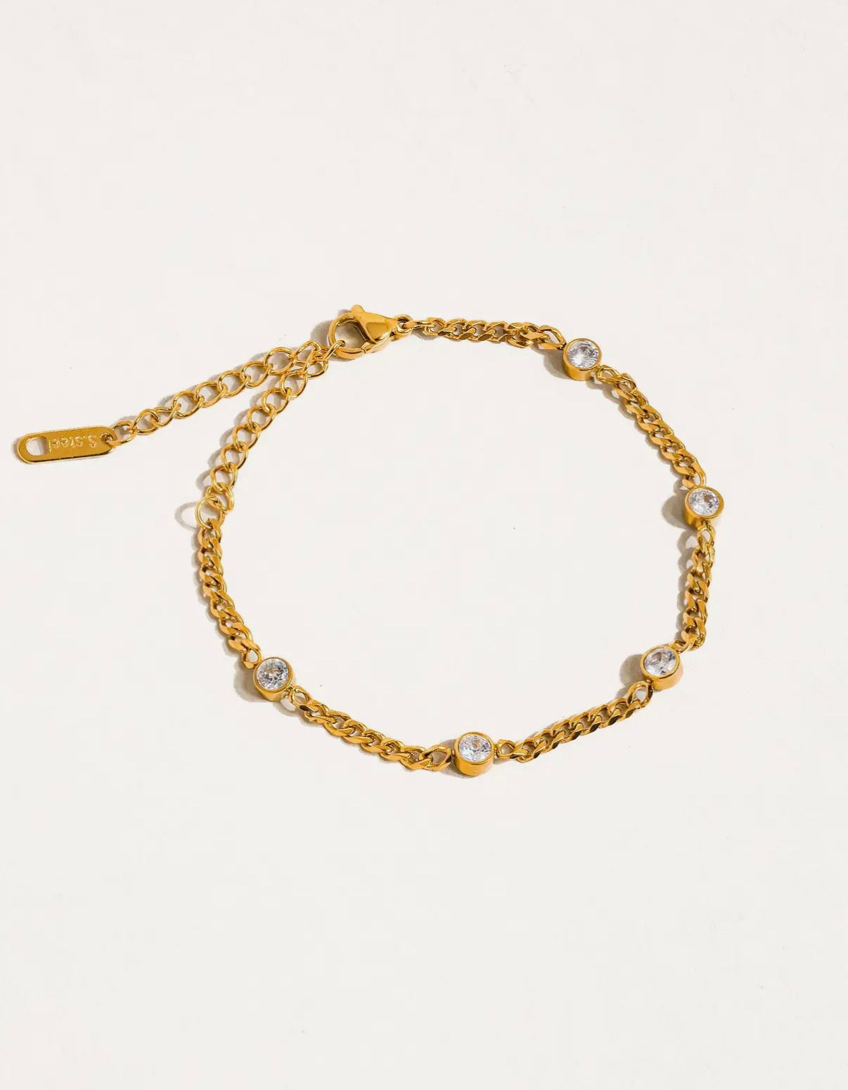 Cyrus CZ Chain Bracelet