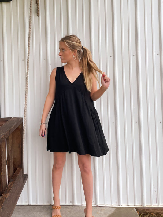 Vneck Mini Dress