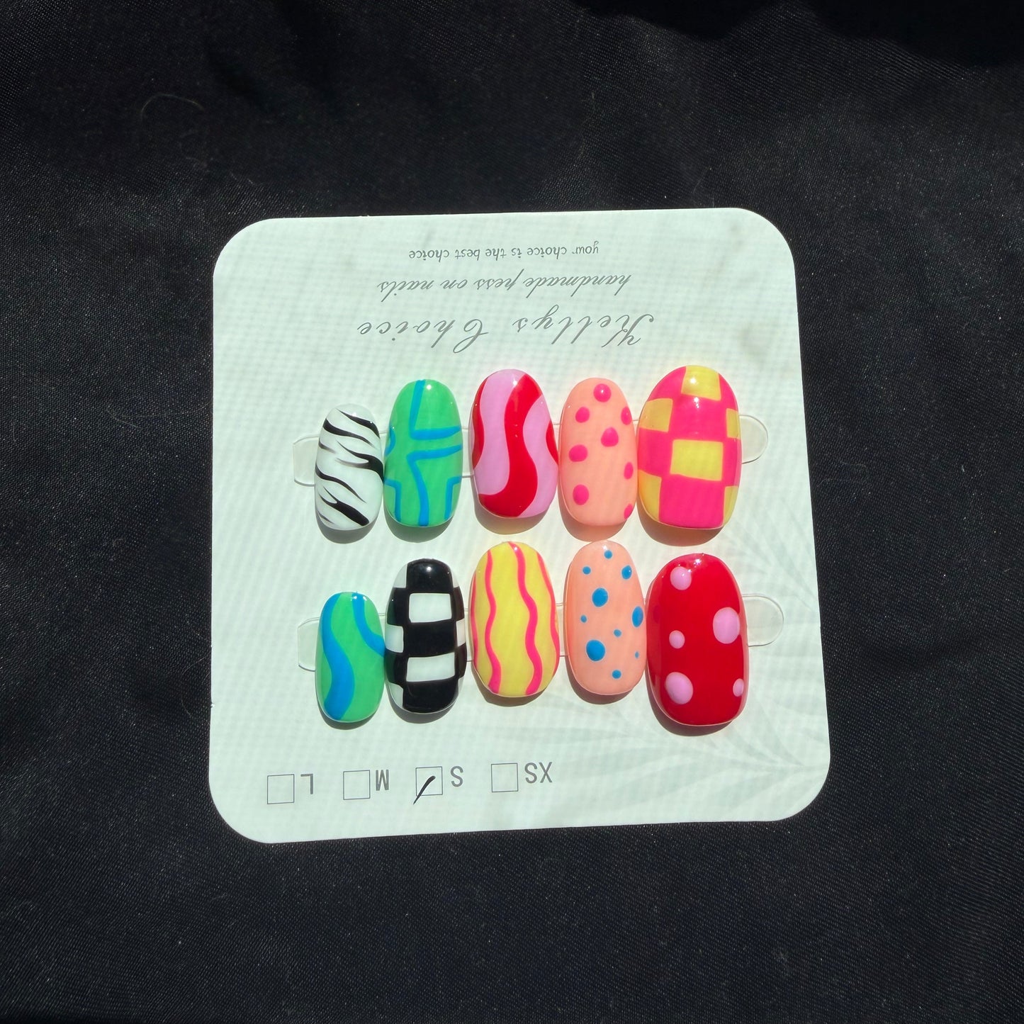 Bright Pop Art Nails