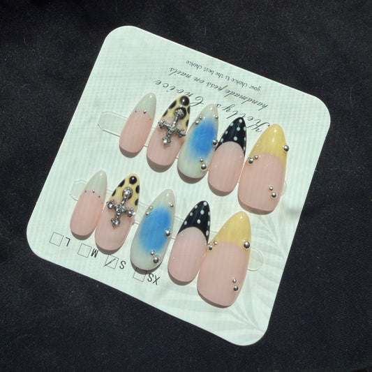 Y2K Cross Nails