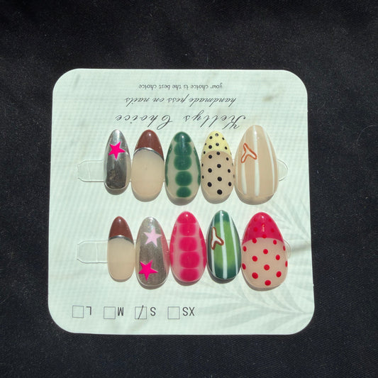 Y2K mix nails